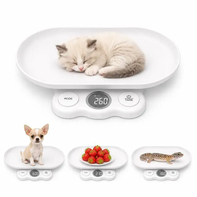 Main image of Digital Pet Scale,Best for Newborn Pets,Max 33 lb