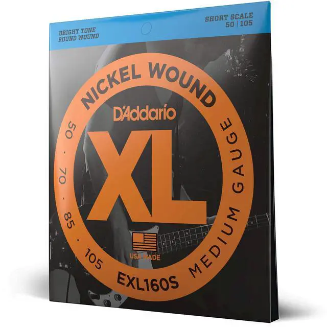 Main image of XL Nickel Bass Guitar Strings 50-105, Short Scale
