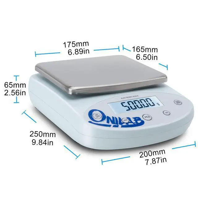 Alt view image 7 of 7 - Analytical Balance, 5000g x 0.01g Digital Lab Scale