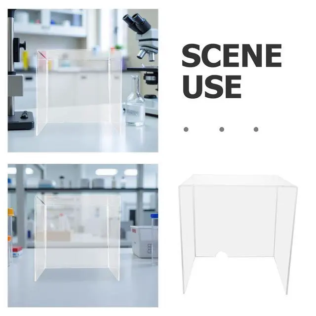 Alt view image 3 of 7 - Acrylic Anti-Wind Scale Shield Cover for Electronic Weighing Scales Scratch Resistant Protective Shield for Indoor and Outdoor Use