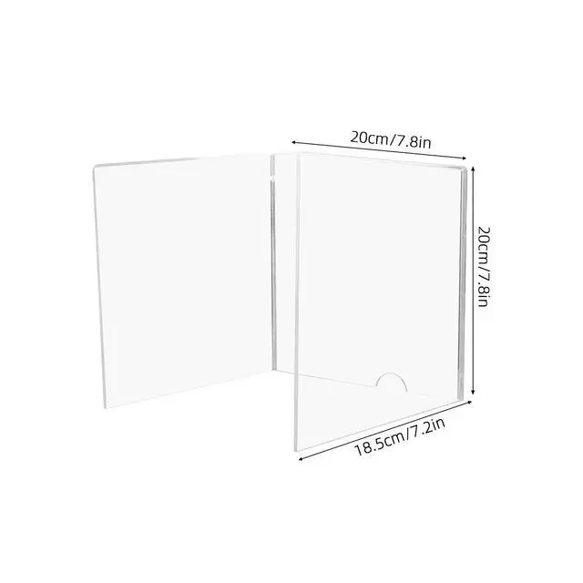 Alt view image 2 of 7 - Acrylic Anti-Wind Scale Shield Cover for Electronic Weighing Scales Scratch Resistant Protective Shield for Indoor and Outdoor Use