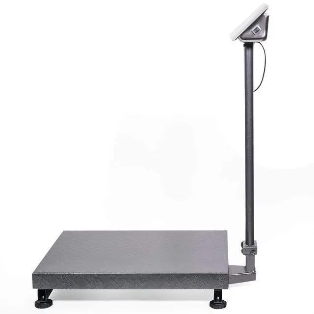 Alt view image 4 of 7 - 700LB Weight Computing Postal Scale Digital Floor Large Platform Warehouse Shipping LB Price Calculator Luggage Package Shipping Mailing Postal Scale with Accurate LB/KG Foldable