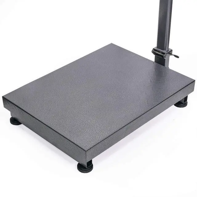 Alt view image 7 of 7 - 700LB Weight Computing Postal Scale Digital Floor Large Platform Warehouse Shipping LB Price Calculator Luggage Package Shipping Mailing Postal Scale with Accurate LB/KG Foldable