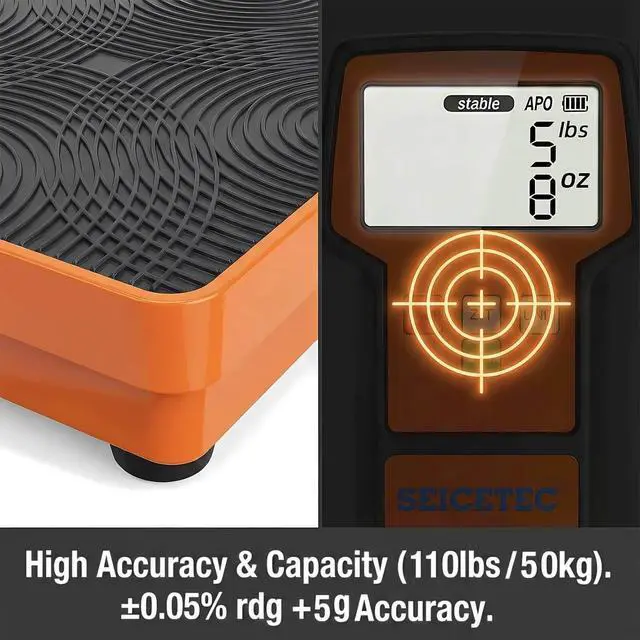 Alt view image 2 of 6 - Refrigerant Scale 110 LBS, ±0.05% High Accuracy Freon Scale, 9"×9" Aluminum Platform, Electronic HVAC Refrigerant Charging Weight Scale for All Recovery Tanks, Portable Case, Battery Included