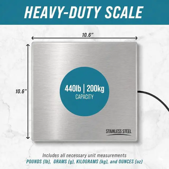 Alt view image 2 of 7 - Shipping Scale Digital Postal Scale for Packages 440lbs x 6 oz