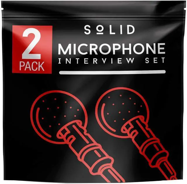 Alt view image 3 of 7 - Clip On Lavalier Lapel Microphone 2 Pack Set for iPhone and Android Vlogging, Interview, Selfie Videos