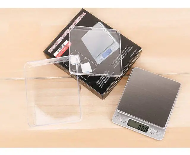 Alt view image 2 of 6 - LCD Digital Scale 3kg 0.1g Electronic Weighing Scale Mini Precision Grams Weight Balance Scale for Kitchen