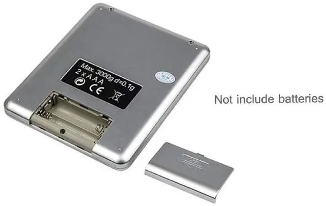 Alt view image 5 of 6 - LCD Digital Scale 3kg 0.1g Electronic Weighing Scale Mini Precision Grams Weight Balance Scale for Kitchen