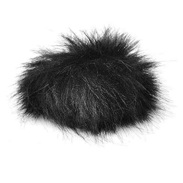 Alt view image 5 of 7 - Microphone Lapel Dead Cat Windscreen, Lapel Mic Windscreen Muff, Furry Windscreen Dead Cat Outdoor Comaptible with Lavalier Microphones 5Pack