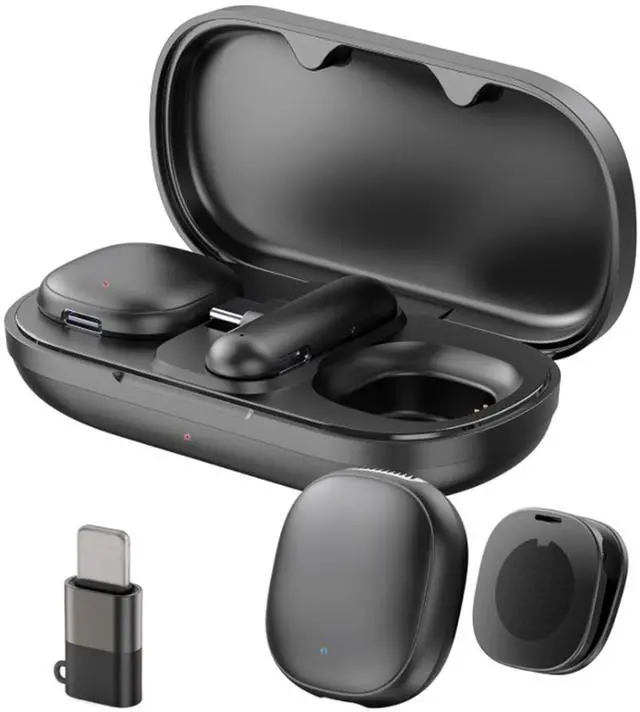 Main image of Wireless Lavalier Microphones for iPhone 17 with AI Noise Filter