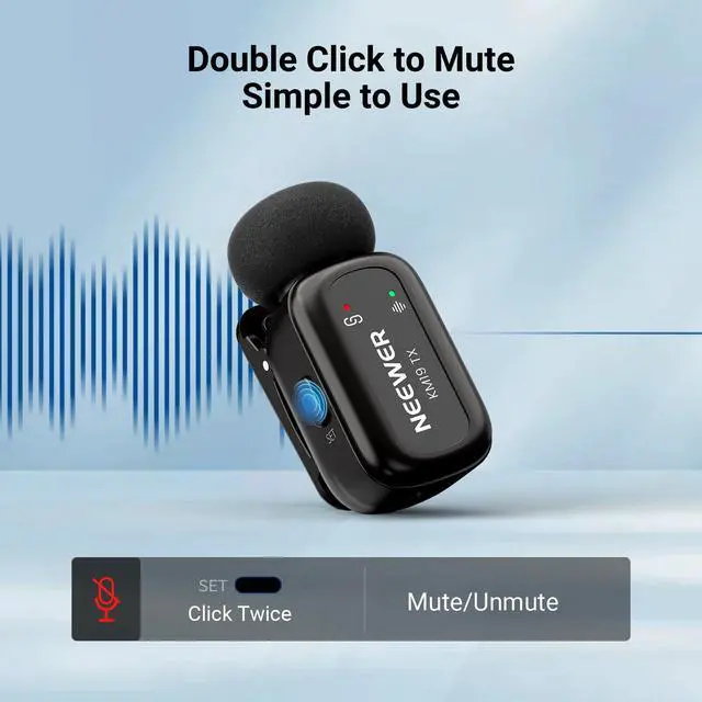 Alt view image 5 of 7 - KM19 Mini Lav Mic Compatible with iPhone 17 16 15, Black