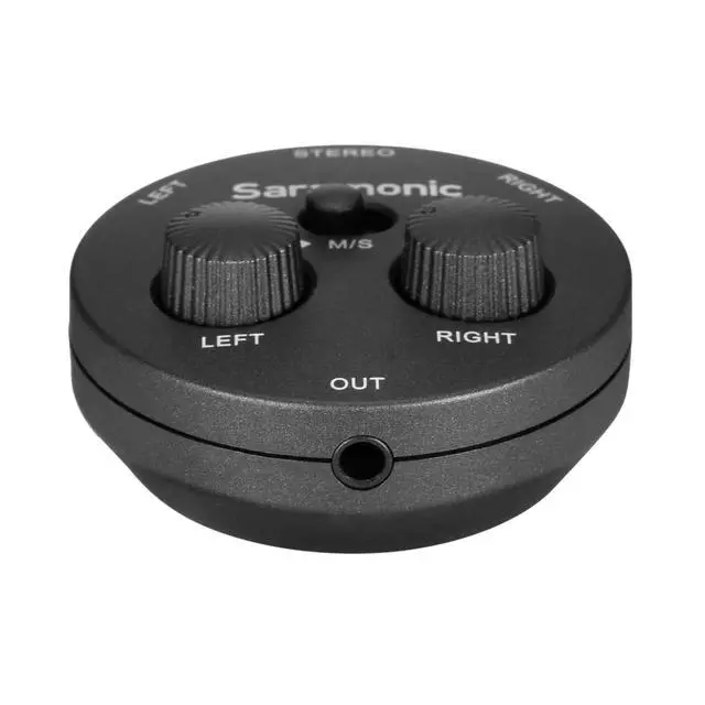 Alt view image 4 of 7 - Miniature 2-Channel 3.5mm Microphone & Audio Mixer with TRS & TRRS Output Cables for Cameras, Smartphones, Computers & More (AX1)