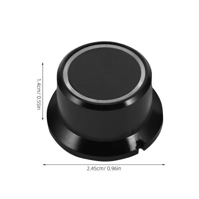 Alt view image 6 of 7 - 4Pcs Audio Volume Knobs: Rotary Potentiometer Knobs for Amplifiers, Speakers, Home Theater, and Mixer Sound Control Accessories, Black