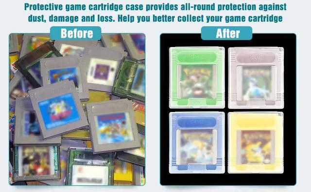 Alt view image 3 of 7 - Gameboy Color Case Gameboy Case 12PCSAnti Dust Transparent Protective Game Cartridge Case Storage Box for Nintendo Gameboy Color GBC GB GBP2.6x2.8x0.5Inch