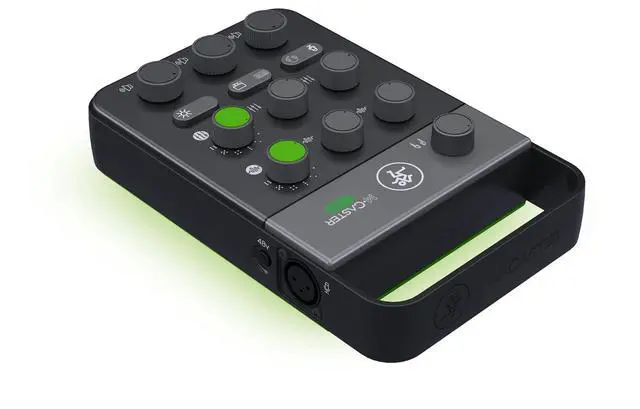 Alt view image 3 of 7 - M-Caster Live Portable Streaming Mixer, Ultra-Compact, USB Connectivity, Customizable RGB Lighting, Connects to Smartphone (Black - 2053280-00) Bundle with 1-YR CPS Enhanced Protection Pack