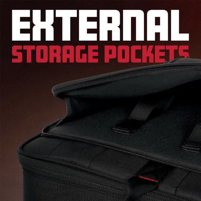 Alt view image 3 of 7 - Cases Padded Nylon Mixer/Gear Carry Bag with Removable Strap, 12" x 12" x 5.5" (G-MIXERBAG-1212)