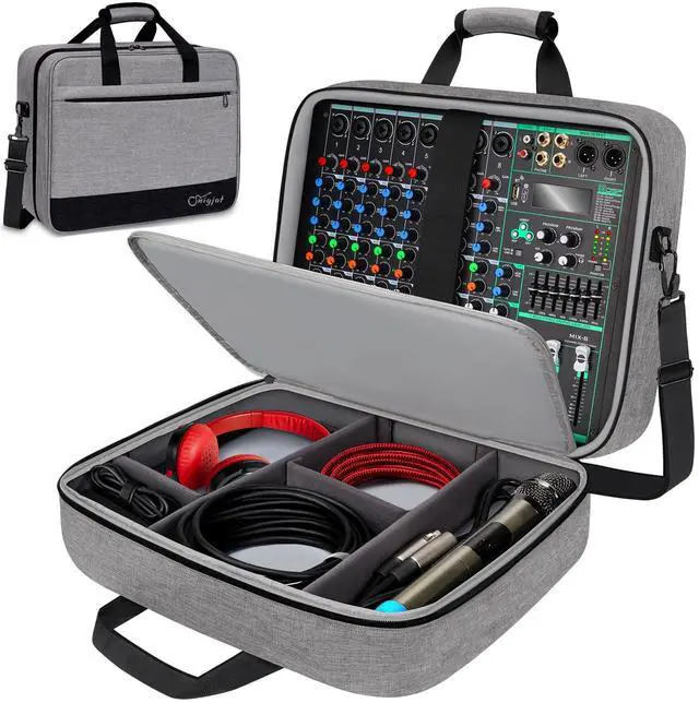 Main image of Audio Mixer Case Fits RODECasterPro II with Adjustable Storage Grey
