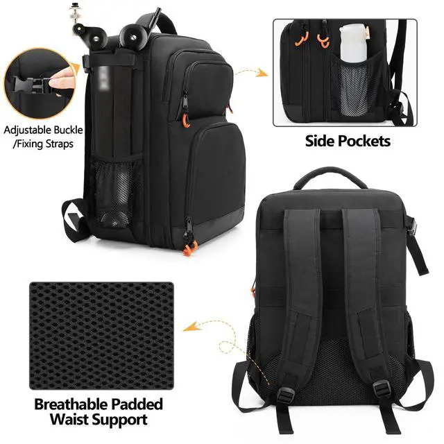 Alt view image 4 of 7 - Audio Mixer Travel Bag Compatible with RODECaster Pro/Pro II/RC Duo
