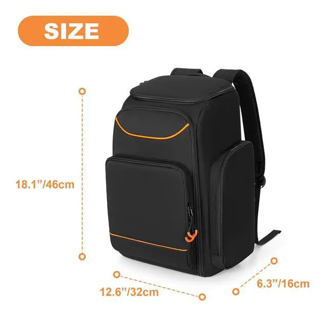 Alt view image 5 of 7 - Audio Mixer Backpack Compatible with RODECaster Pro/Pro II/RC Duo