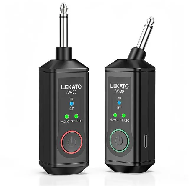 Main image of Dual iW-30 Bluetooth Receivers with 1/4" TS Plug, BT 5.3 Wireless Audio Adapter, 48kHz/24bit Stereo Audio, for Audio Mixer, PA Speaker, DJ System,165ft Range,15H Battery Life(2 Pack for Stereo)