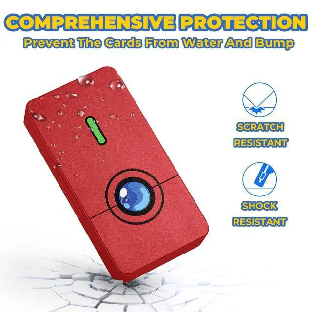 Alt view image 6 of 7 - 48 Switch 2 Game Case Compatible with Nintendo Switch 2/1 & Micro SD Cards, Switch Game Card Holder Cartridge Case with 48 Game-Card Storage - Red