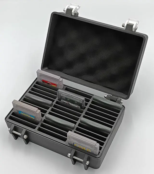 Main image of Rugged Protective Carrying Case for Nintendo Game Boy Color and Original Cartridges - Holds 36 Games