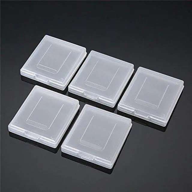Main image of 5 x Plastic Game Card Cartridge Cases Boxes Dust Cover for Game Boy Color GBC