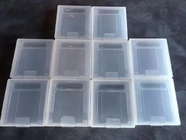 Main image of Clear Plastic Game Cartridge Case Box Game Card Cartridge Cases Boxes for Gameboy Color GBC Replacement (5PCS)