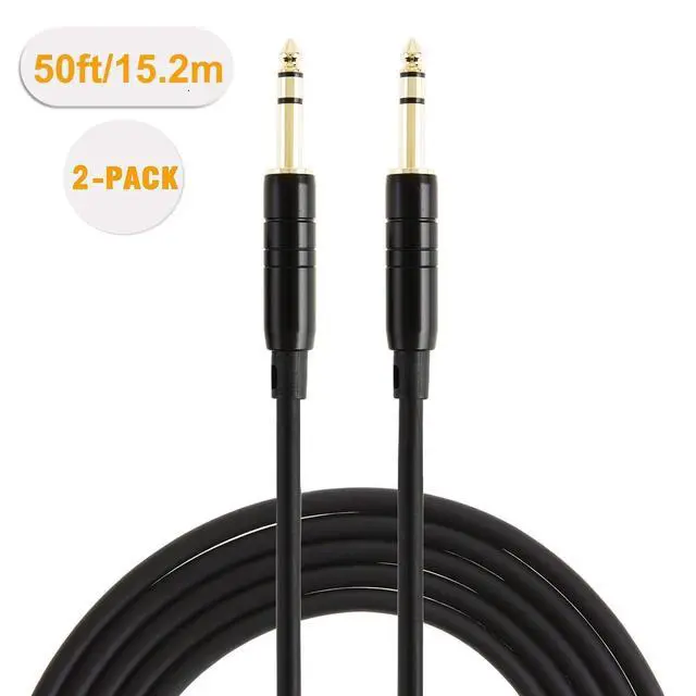 Alt view image 6 of 6 - 1/4 Inch 6.35mm TRS Balanced Stereo Instrument Guitar Cable