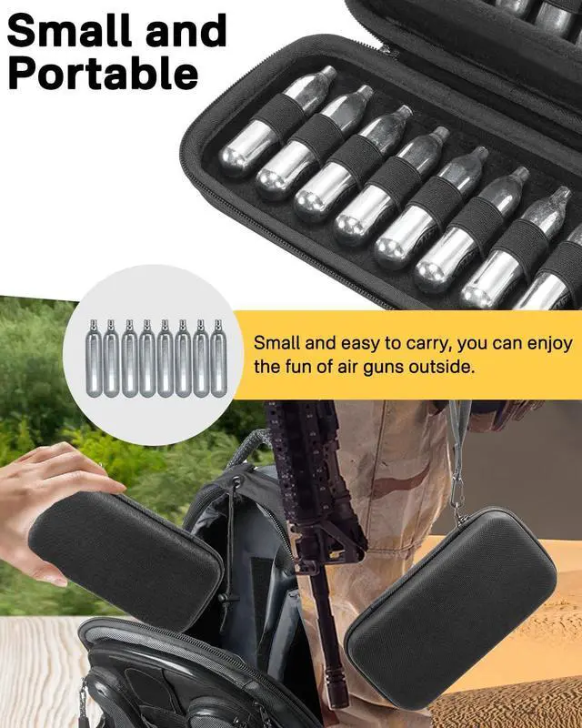 Alt view image 5 of 7 - CO2 Cartridges Storage Case Compatible with Crosman UmarexssLeland 12-Gram 8-Gram Powerlet Cartridges. (For sale is case only, CO2 Cartridges are not included.)