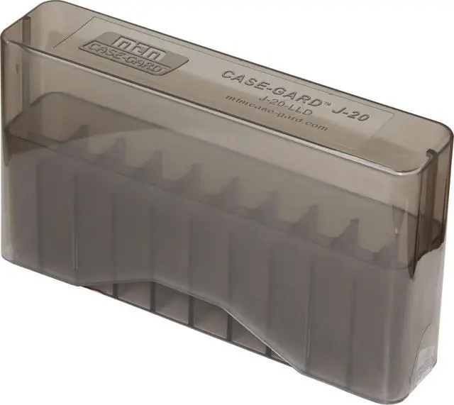 Main image of 20 Round Slip-Top Magnum Rifle Ammo Box 300 Rem. ULTRA Mag. 300 Weatherby Mag., Clear Smoke
