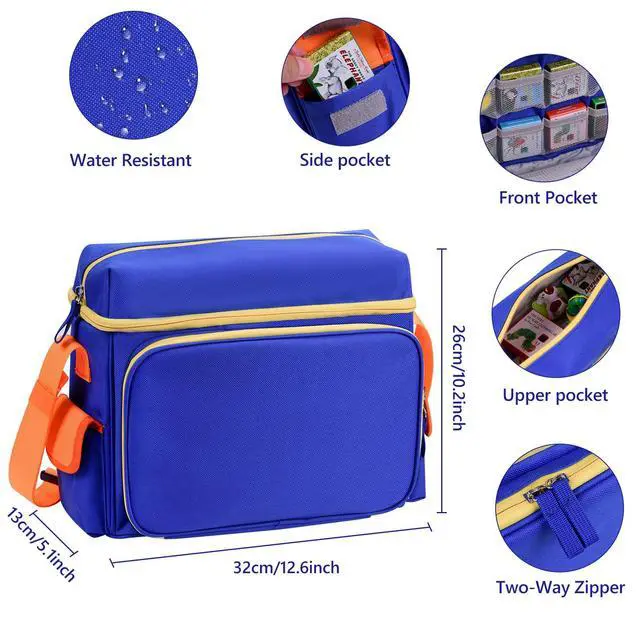 Alt view image 2 of 7 - Carrying Case for Little Tikes Story Dream Machine, 2-Layer, Blue