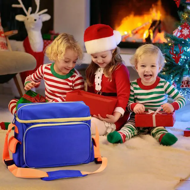 Alt view image 7 of 7 - Carrying Case for Little Tikes Story Dream Machine, 2-Layer, Blue