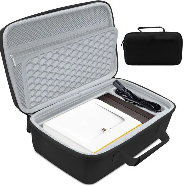 Main image of EVA Hard Case Compatible with Kodak Dock Plus 4PASS Instant Photo Printer(4x6), Photo Papers/Power Adapter/Cartridge and Other Accessories,Waterproof and Anti Drop(Case onlyBlack)