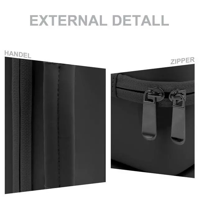 Alt view image 5 of 7 - EVA Hard Case Compatible with Kodak Dock Plus 4PASS Instant Photo Printer(4x6), Photo Papers/Power Adapter/Cartridge and Other Accessories,Waterproof and Anti Drop(Case onlyBlack)