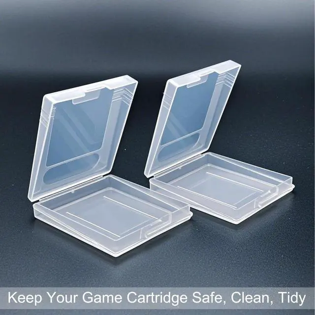 Alt view image 6 of 7 - 12Pcs Clear Game Card Case Protective Game Cartridge Case Plastic Game Card Storage Box Dust Cover Game Cartridge Holder for Nintendo Gameboy Color GBC