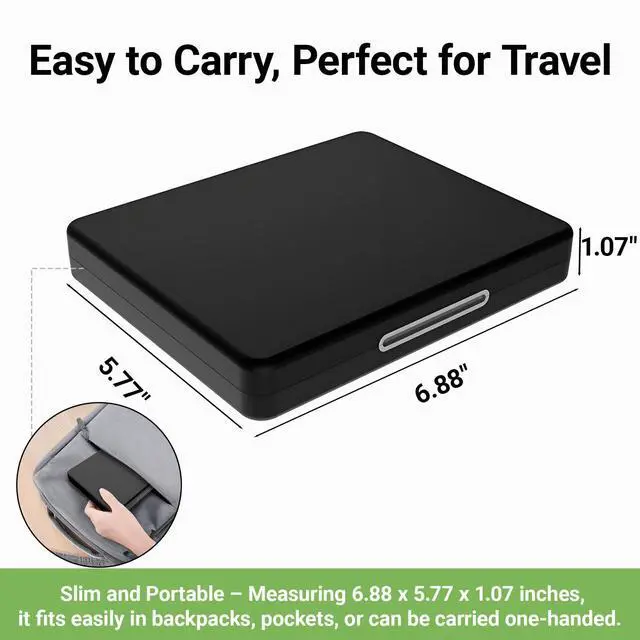 Alt view image 4 of 5 - GBA Game Case Compatible with Game Boy Advance, Holds 16 GBA Game Cartridges, Silicone Slots with Magnetic Closure, Portable Travel Organizer Storage Box for GBA Collectors