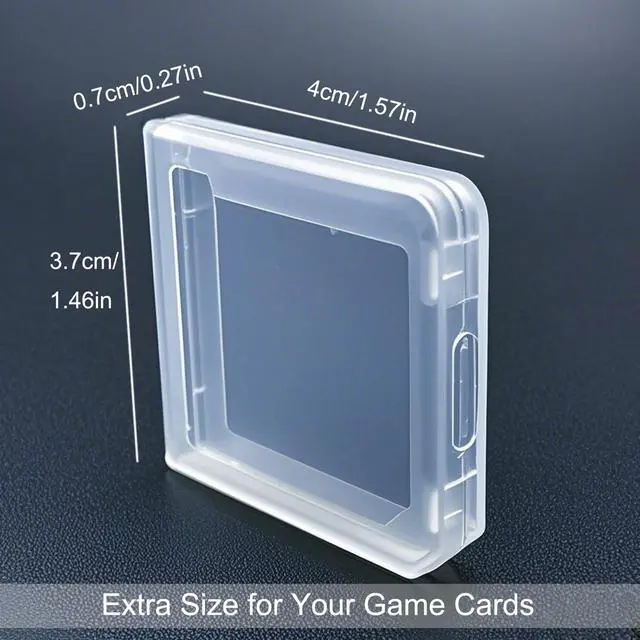 Alt view image 2 of 7 - 12Pcs Game Case Clear Game Card Box Anti Dust Cover Transparent Storage Box Case for DS 3DS DSI Protective Single Cartridge Holder
