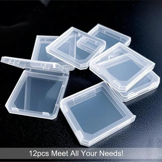 Alt view image 7 of 7 - 12Pcs Game Case Clear Game Card Box Anti Dust Cover Transparent Storage Box Case for DS 3DS DSI Protective Single Cartridge Holder