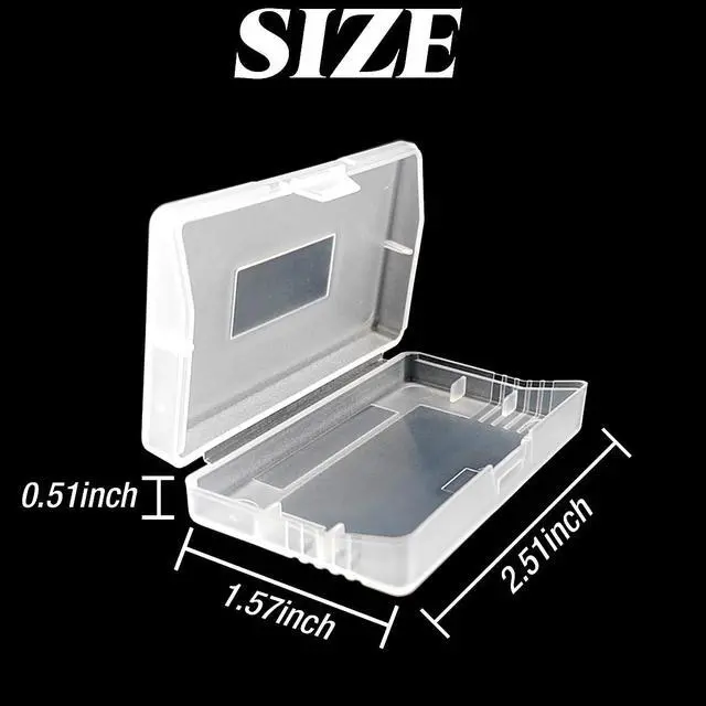 Alt view image 2 of 5 - 12PCS Transparent Anti Dust Cover Cartridge Game Case Box for Nintendo Game Boy Advance