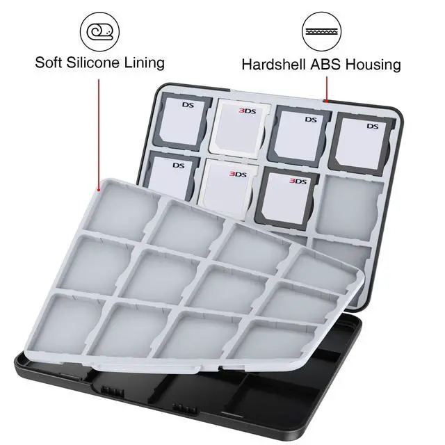 Alt view image 4 of 7 - 3DS Card Case with 24 Precise Slots for DS 2DS 3DS Game Card