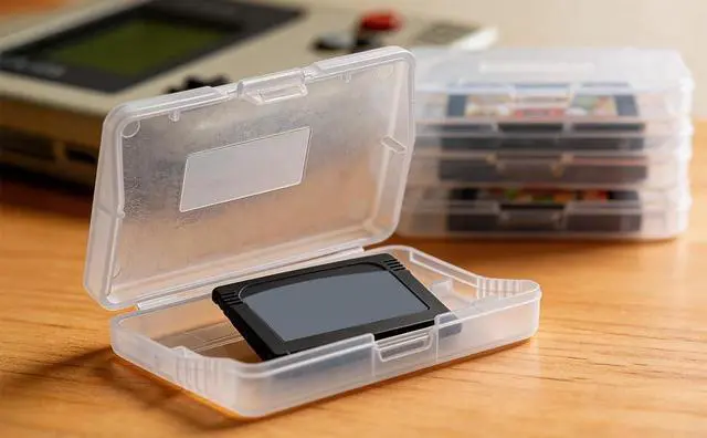 Alt view image 7 of 7 - 10PCS Game Cartridge Case Box, Transparent Anti Dust Cover Storage Box, Game Card Case Compatible with Nintendo Game Boy Advance GBA (2.6 X1.6X 0.3in)