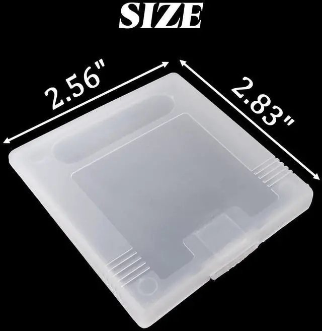 Alt view image 2 of 5 - 12PCS Clear Protective Game Cartridge Case Storage Box Suitable for Nintendo Gameboy Color GBC GB GBP