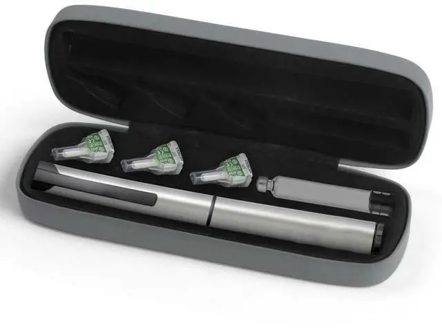 Main image of Insulin Pen Travel Case for 1 Pen, 3 Needles & 1 Cartridge Portable Hard Shell Organizer for Diabetic Supplies Compact Storage Holder for Daily or Travel Use (Case Only) (Gray)