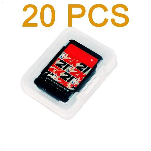 Alt view image 5 of 5 - 20PCS Mini Game Card Storage Case Compatible with Nintendo Switch & Switch OLED, Portable Micro SD/TF Card Protective Holder, Clear Game Cartridge Display Box