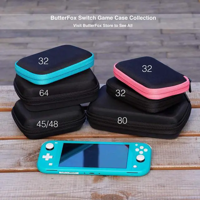 Alt view image 6 of 6 - 32 Switch Game Case for Nintendo Switch, Switch Game Card Storage Holder or SD Memory Card Case (32 Blue/Black)