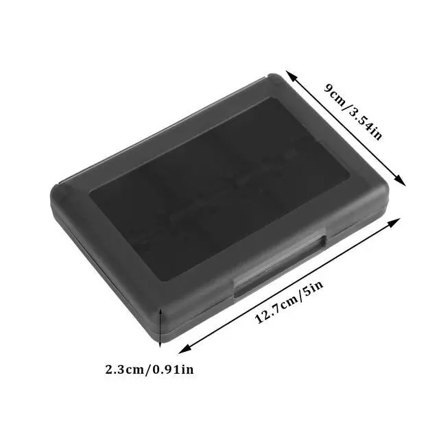 Alt view image 4 of 7 - Switch Game Case, 28 in 1 PP Plastic Black Game Card Storage Box Case Holder, for Nintendo DSL LL