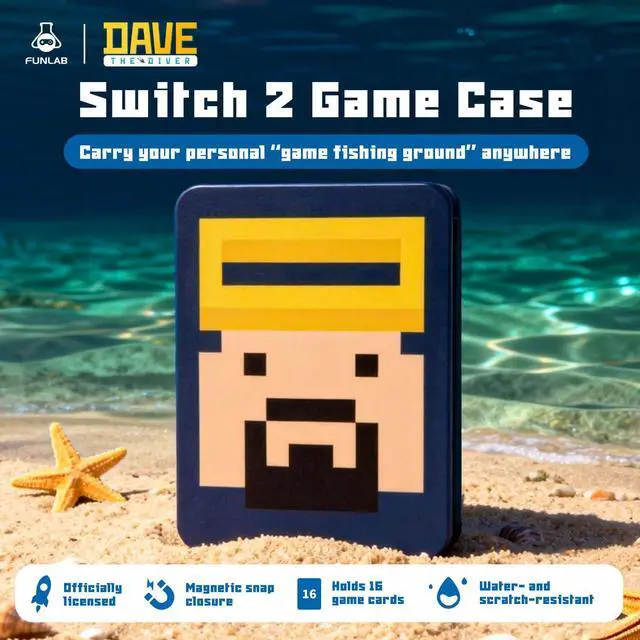 Alt view image 2 of 7 - Switch 2 Game Case Holder for Nintendo Switch2/OLED Games & Micro SD Cards, Switch2 Game Card Holder Cartridge Case with 16 Game Card Storage - Blue