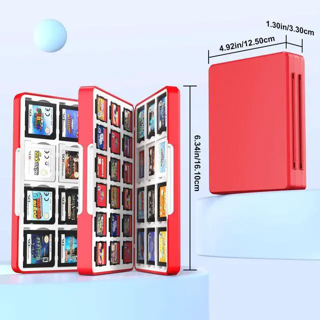 Alt view image 5 of 6 - 60 Game Card Case Compatible with Nintendo Switch 2/OLED/3DS/3DSXL