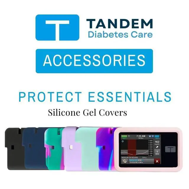Alt view image 5 of 6 - Tandem t:Slim Gel Skin- Remove Cartridge with Cover on. Soft Silicone fits t:Slim X2 Insulin Pump with Raised, Beveled Edge to Protect Against Scratches and Drops (t:Slim X2 Black)